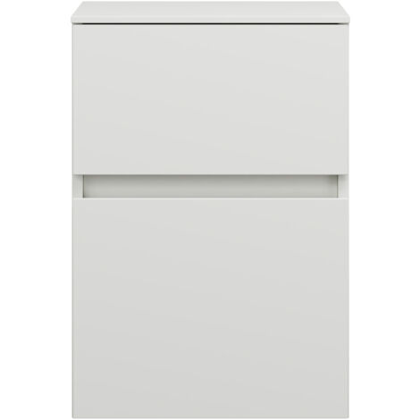 burgbad Lin20 Unterschrank, 2 Auszüge, 400x407x580mm,