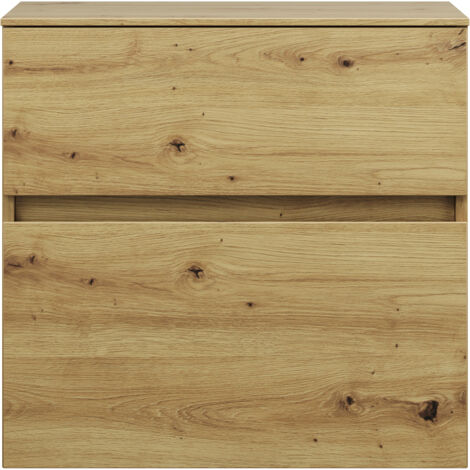 burgbad Lin20 Unterschrank, 2 Auszüge, 600x407x580mm,