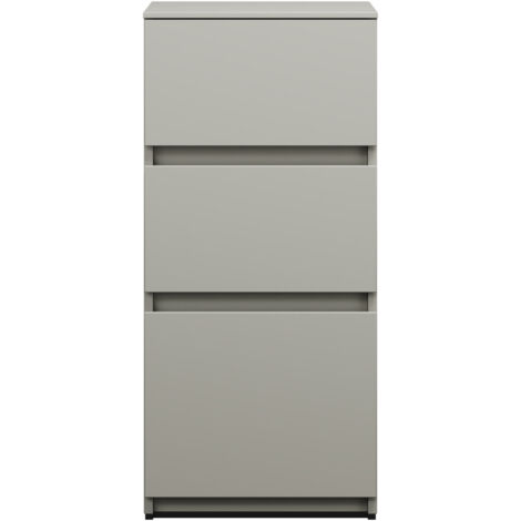 burgbad Lin20 Unterschrank, 3 Auszüge, 400x357x870mm,