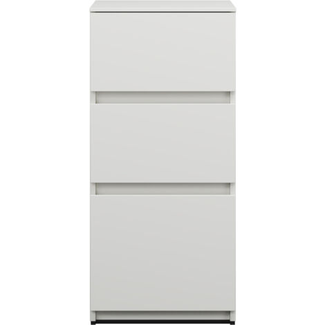 burgbad Lin20 Unterschrank, 3 Auszüge, 400x407x870mm,