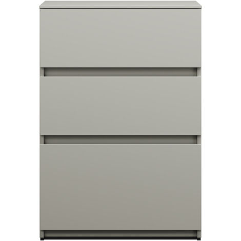 burgbad Lin20 Unterschrank, 3 Auszüge, 600x357x870mm,