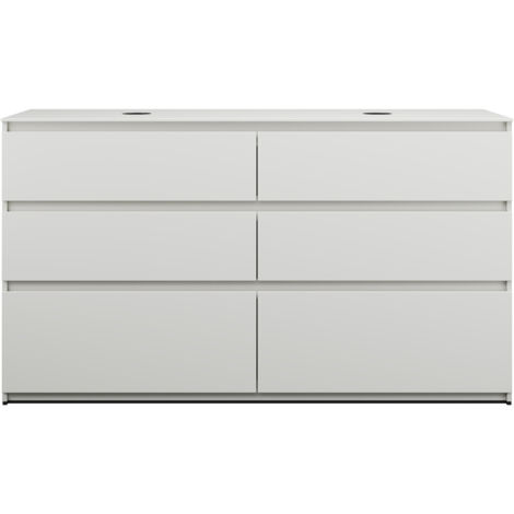 burgbad Lin20 Waschtischunterschrank inklusive Konsolenplatte, 2