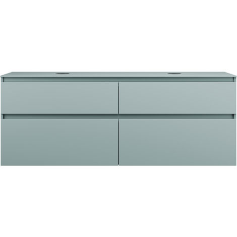 burgbad Lin20 Waschtischunterschrank inklusive Konsolenplatte, 2