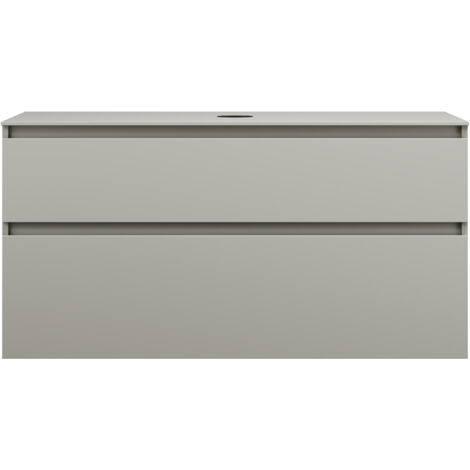burgbad Lin20 Waschtischunterschrank inklusive Konsolenplatte, 2