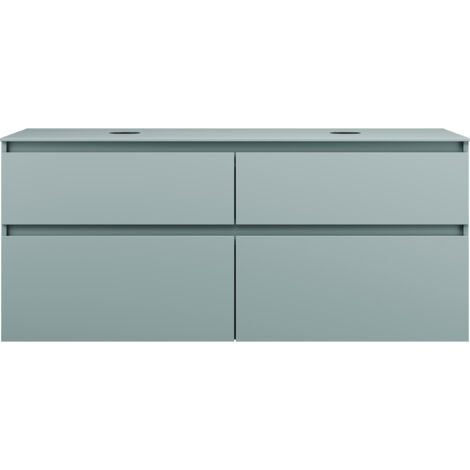 burgbad Lin20 Waschtischunterschrank inklusive Konsolenplatte, 2