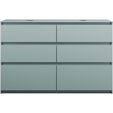 burgbad Lin20 Waschtischunterschrank inklusive Konsolenplatte, 2