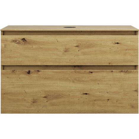 burgbad Lin20 Waschtischunterschrank inklusive Konsolenplatte, 2