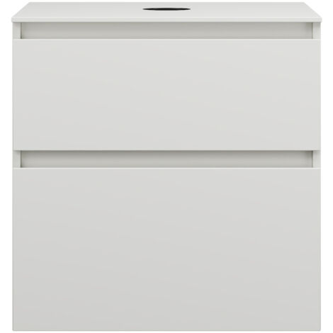 burgbad Lin20 Waschtischunterschrank inklusive Konsolenplatte, 2