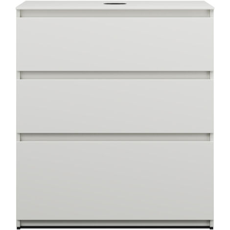 burgbad Lin20 Waschtischunterschrank inklusive Konsolenplatte, 3