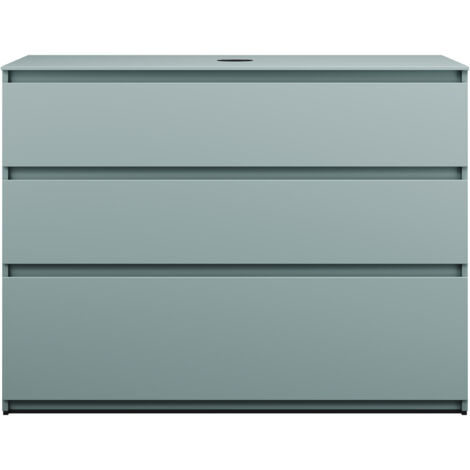 burgbad Lin20 Waschtischunterschrank inklusive Konsolenplatte, 3