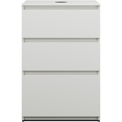 burgbad Lin20 Waschtischunterschrank inklusive Konsolenplatte, 3