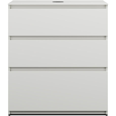 burgbad Lin20 Waschtischunterschrank inklusive Konsolenplatte, 3