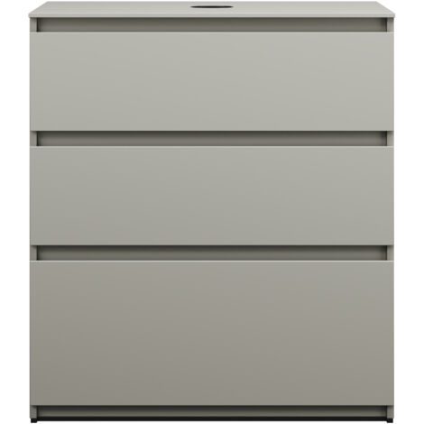 burgbad Lin20 Waschtischunterschrank inklusive Konsolenplatte, 3