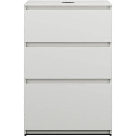 burgbad Lin20 Waschtischunterschrank inklusive Konsolenplatte, 3