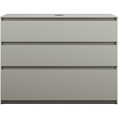 burgbad Lin20 Waschtischunterschrank inklusive Konsolenplatte, 3