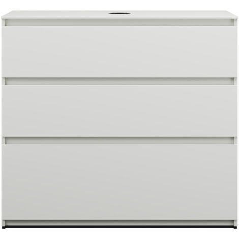 burgbad Lin20 Waschtischunterschrank inklusive Konsolenplatte, 3