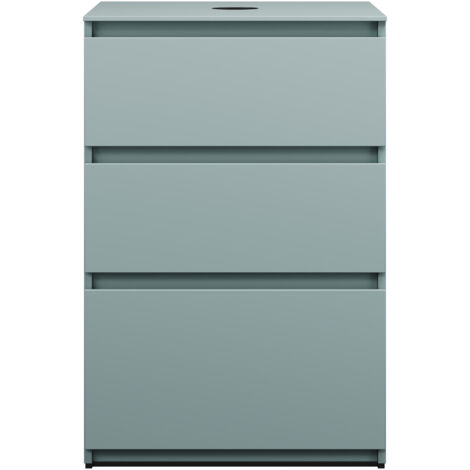 burgbad Lin20 Waschtischunterschrank inklusive Konsolenplatte, 3