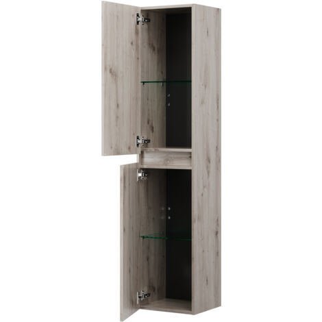 burgbad Rocio Hochschrank, 2 Türen, Türanschlag rechts und links,