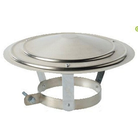 Burgerhout capot de pluie galvanisé 144 150mm