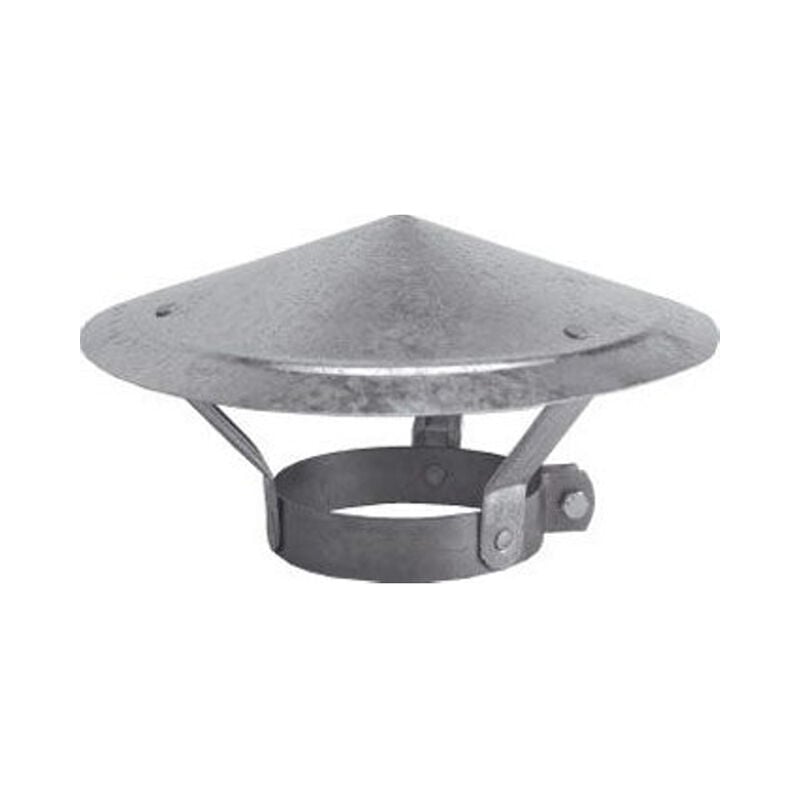 Burgerhout - Chapeau de pluie Ø170-180mm Aluminium brut