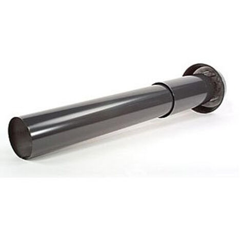 Burgerhout Construction de ventilation en aluminium avec capot, à double paroi 150mm
