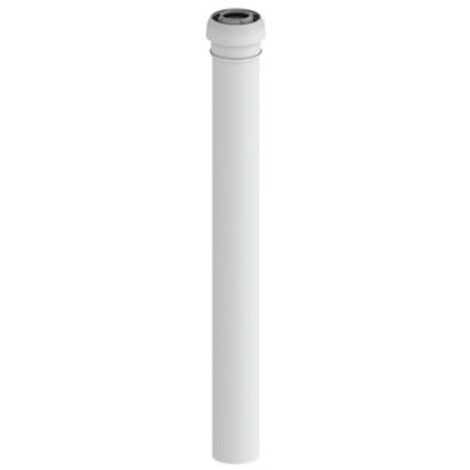 Burgerhout EasySafe tube d'extension ø60/100mm, L=1000mm PP, concentrique blanc