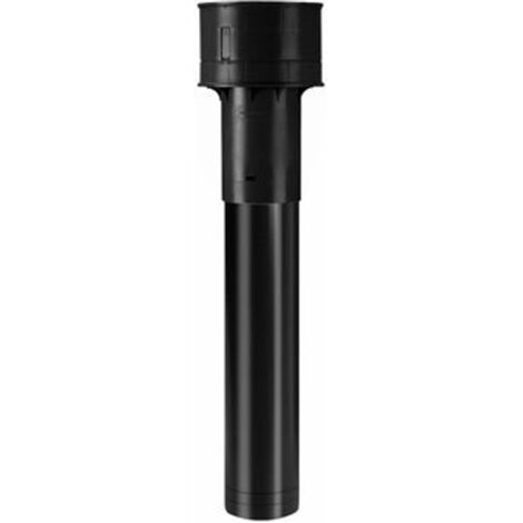 Burgerhout megavent 125 mm pénétration de toit noir