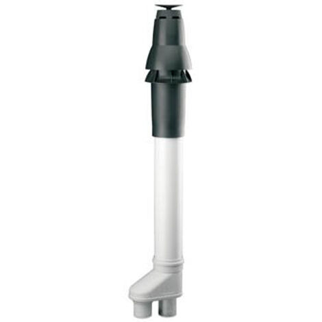 Burgerhout skyline 3000 gouttière en aluminium avec collecteur 100mm parallèle noir