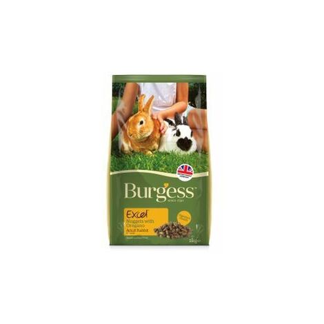 g Pet-367551 Burgess Excel Adult Rabbit Nuggets With Mint