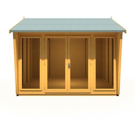 Burghclere 10 x 10 Feet Summerhouse - L358.6 x W320.8 x H250 cm