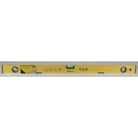 BURI Alu-Wasserwaage 800mm magnetisch Aluminium 80cm 0,8m 410g