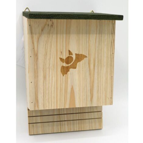 BURI Fledermaus Haus 29x18x13cm Nistkasten Brut Holz Hilfe Futter Vogelhäuschen