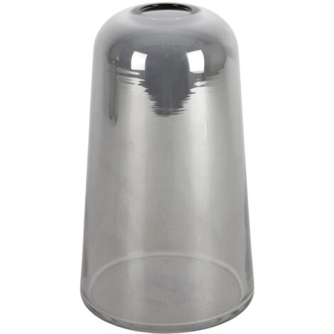 BURI Glasvase grau blau Blumenvase Kugelvase Dekovase Vase Tischdeko Wohnaccessior