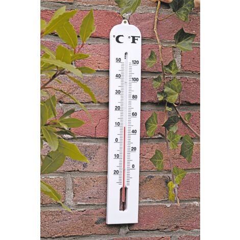TFA Innen-Außen-Thermometer Analog Metall Rot kaufen bei OBI