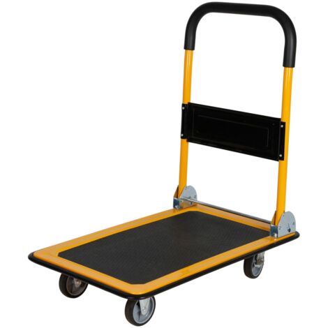 BURI Klappbarer Plattformwagen Transportwagen Handwagen Sackkarre Klappwagen 150kg
