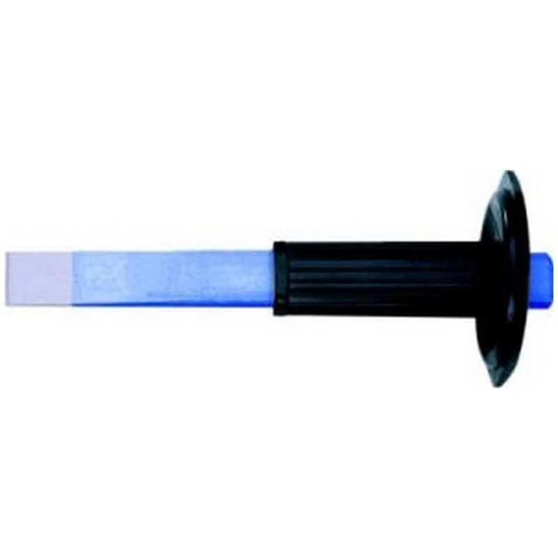 Burin à fendre et burin de carrossier, avec protection pour les mains, Long. : 240 mm, Larg. : de la lame 26 mm, Epaisseur de tige 26 x 7 mm