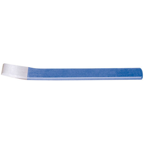 Burin à fendre pour travail de la pierre, DIN 7255, tige ovale plate, Long. : 240 mm, Larg. : de la lame 26 mm, Epaisseur de tige 26 x 7 mm