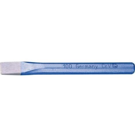 Burin d'électricien travail de la pierre, DIN 7255, tige à 8 pans, Long. : 200 mm, Larg. : de la lame 10 mm, Epaisseur de tige 8 x 8 mm
