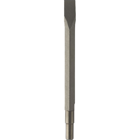 Burin hexagonal 19mm avec extrémité cylindrique - 320 Larg. 24 Long. Totale 400