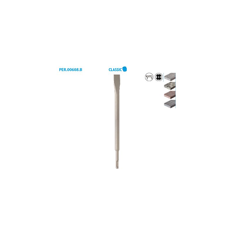 Leman - Burin plat sds+ Classic Larg. 40 Long. 200mm