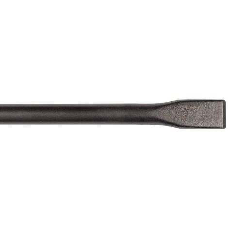 Burin plat hex.17mm L.450 x 25 mm avec collet HIKOKI 751554