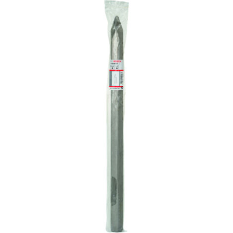 Bosch – Ciseau à bois pointu 520 mm – Douille hexagonale 28 mm – Burin pour béton et maçonnerie – 1618600019