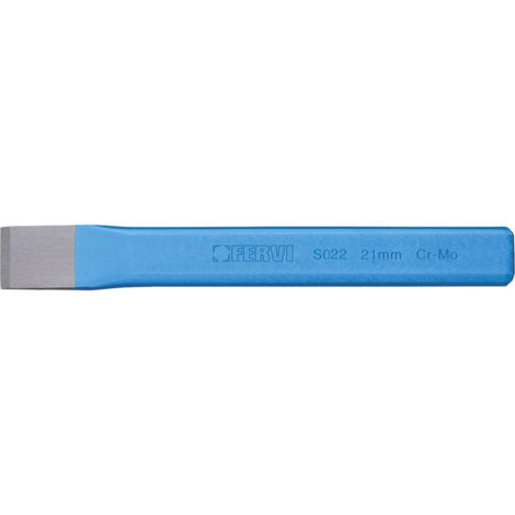 Burin pour metal 21 x 200 mm Metal chisel 21 x 200 mm Fervi s022/18