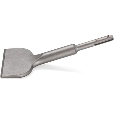AIDUCHO Burin SDS PLUS Carrelage, 165mm x 75mm Série d'élargissement de Haute Qualité, Ciseau à Tuiles Courbé Ciselé pour la Céramique et Les Carreaux de Sol