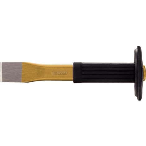 Burins plats avec poignée de sécurité, oval, 300mm