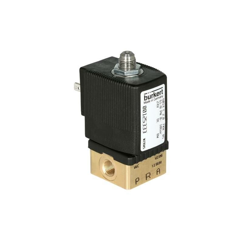 Vanne à commande directe 125336 6014 230 v/ac Matériau du boîtier laiton Matériau isolant fkm 1 pc(s) - Bürkert