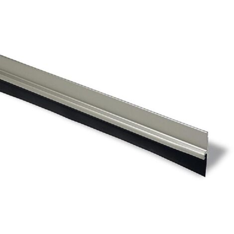 burlete adhesivo aluminio goma 100cm inoxidable sobreponer b82720e