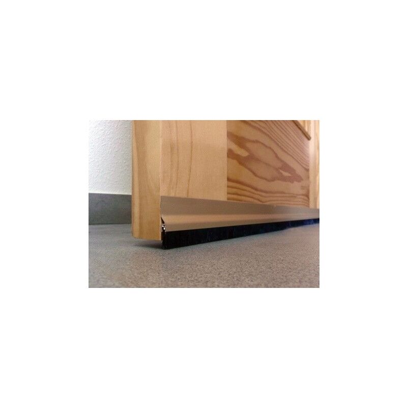 

Burlete Bajo Puerta 092Cm Adhesivo Cepillo Aluminio Oro Burcasa