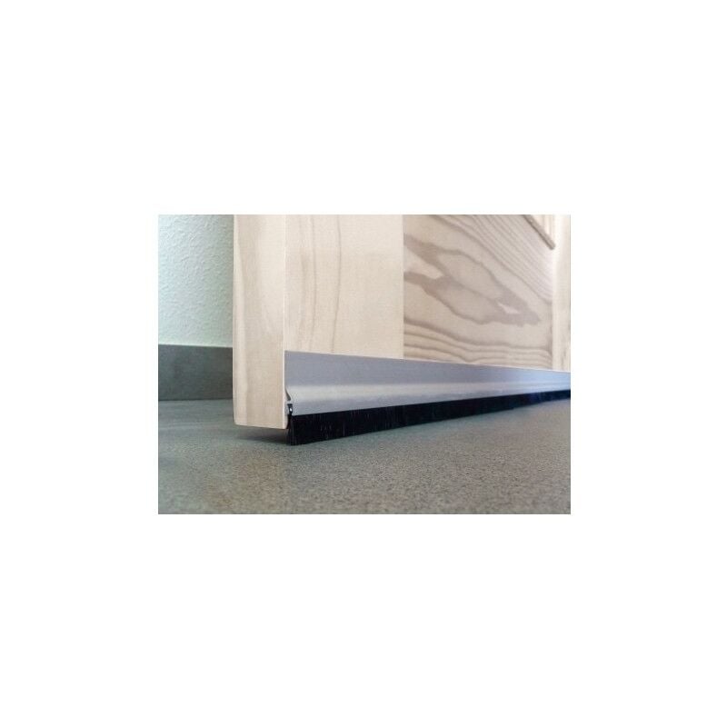 

Burlete Bajo Puerta 092Cm Adhesivo Cepillo Aluminio Plata Burcasa