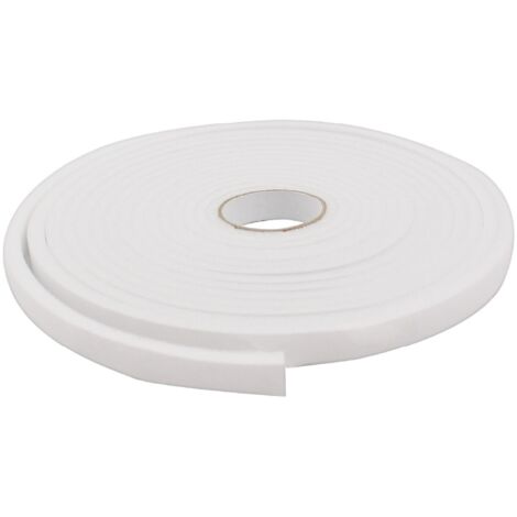 Burlete adhesivo espuma 12mm 10M Blanco GSC 003803807
